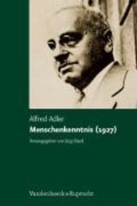 Cover: 9783525460528 | Menschenkenntnis (1927) | Alfred Adler Studienausgabe 5 | Alfred Adler