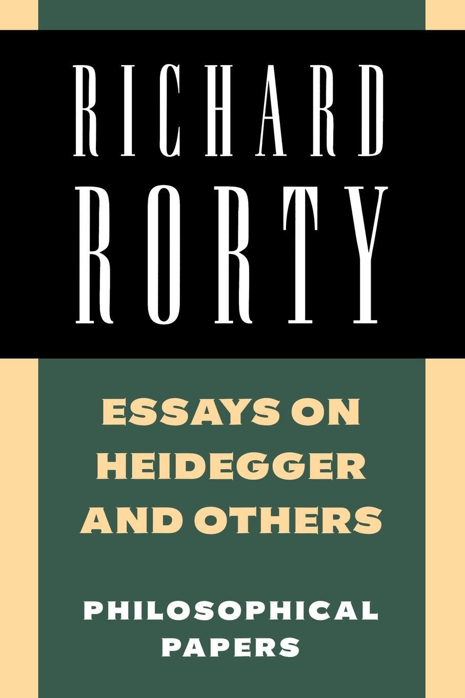 Cover: 9780521358781 | Essays on Heidegger and Others | Philosophical Papers | Richard Rorty