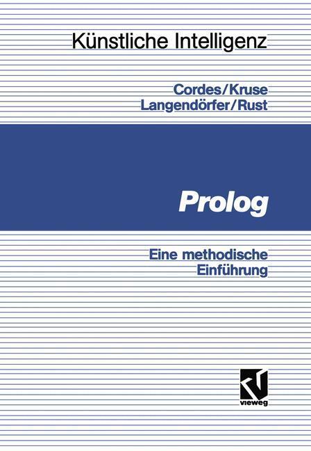 Cover: 9783528245849 | Prolog | Eine methodische Einführung | Paul Schmitz (u. a.) | Buch