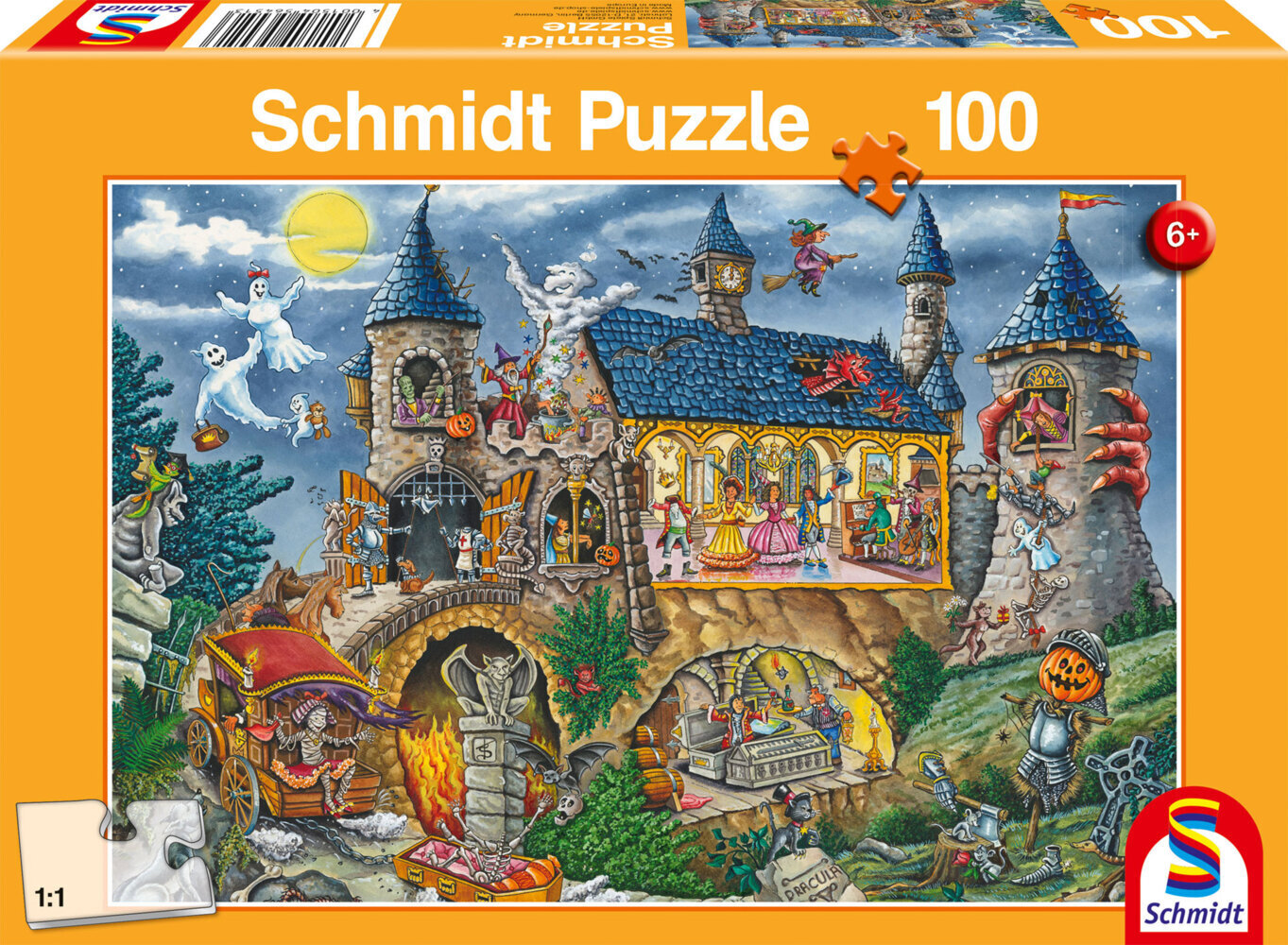 Cover: 4001504564513 | Geisterschloss | Kinderpuzzle Standard 100 Teile | Spiel | Deutsch