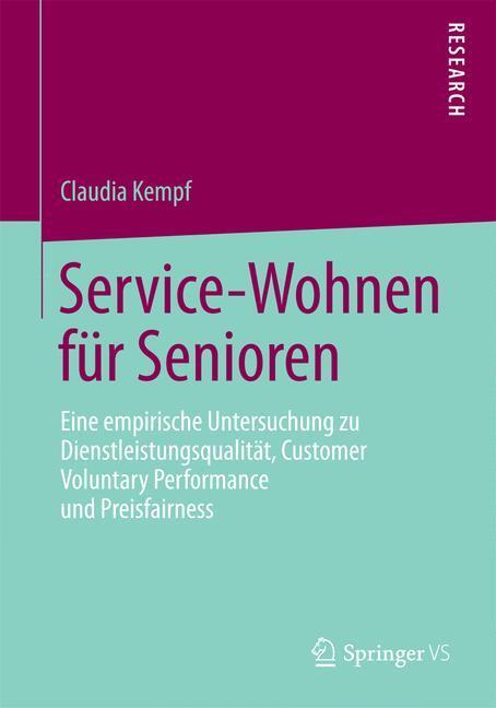 Cover: 9783658082093 | Service-Wohnen für Senioren | Claudia Kempf | Taschenbuch | Paperback