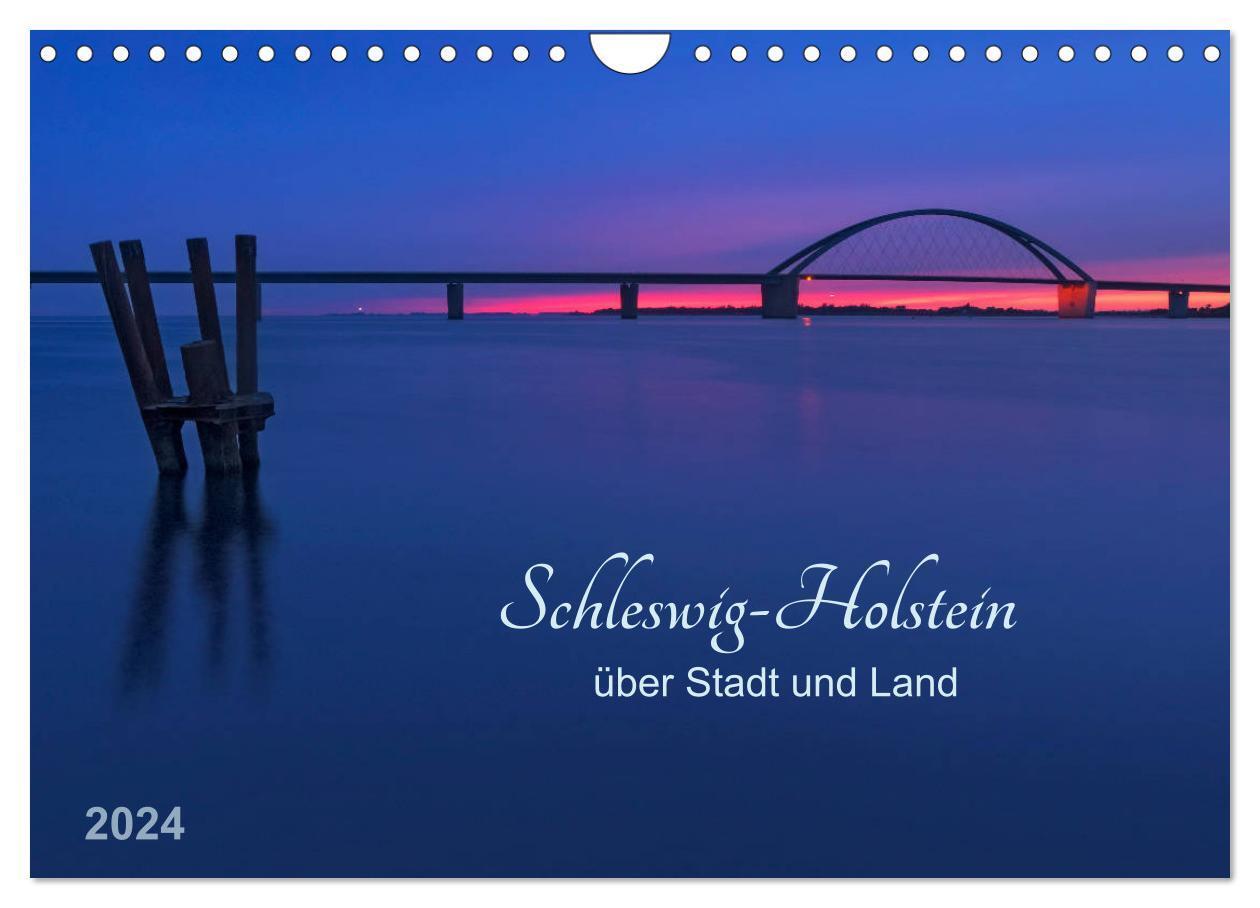 Cover: 9783383105579 | Schleswig-Holstein - über Stadt und Land (Wandkalender 2024 DIN A4...