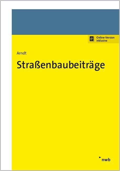 Cover: 9783482668319 | Straßenbaubeiträge | Online-Version inklusive | Marcus Arndt | Bundle