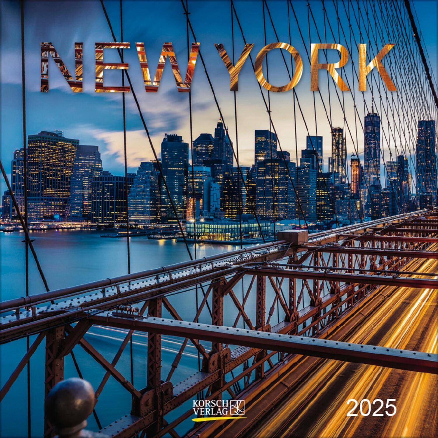 Cover: 9783731876540 | New York 2025 | Verlag Korsch | Kalender | 13 S. | Deutsch | 2025