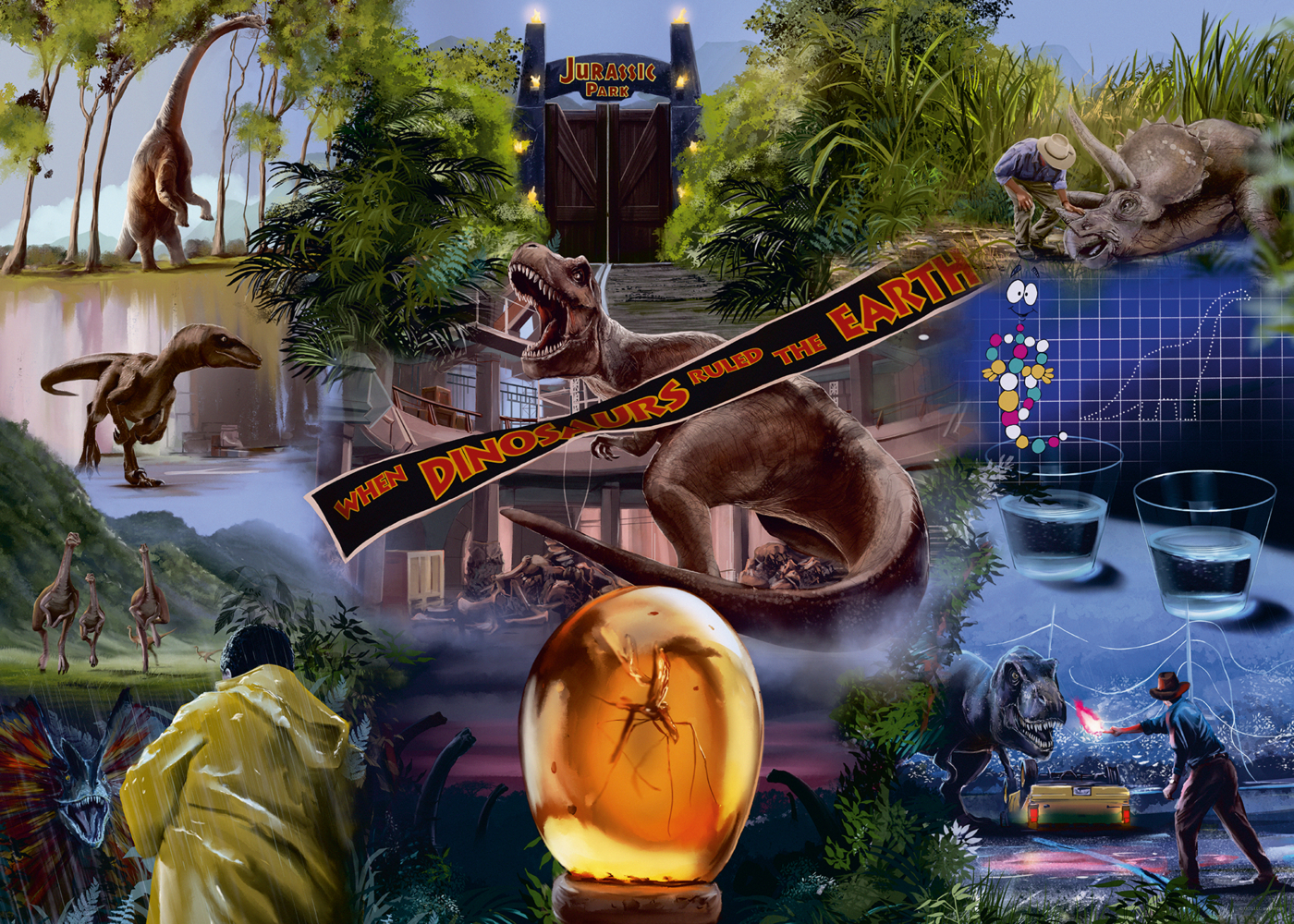 Cover: 4005556171477 | Ravensburger Puzzle 17147 - Jurassic Park - 1000 Teile Universal...