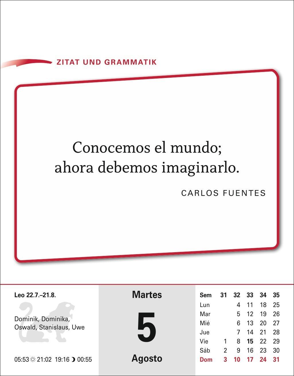 Bild: 9783840033636 | Spanisch Sprachkalender 2025 - Spanisch lernen leicht gemacht -...