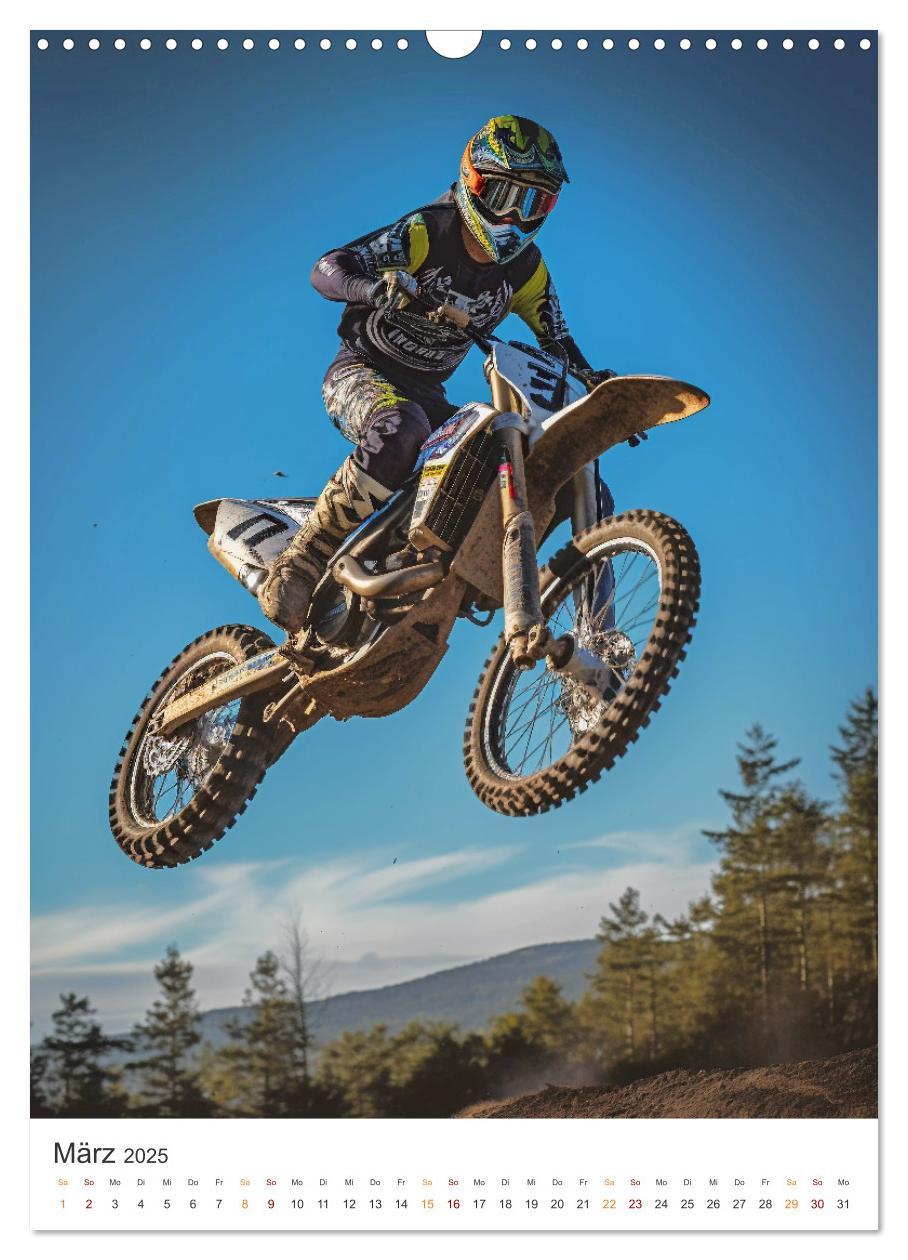 Bild: 9783435856305 | Motocross - Mit Leib und Seele dabei (Wandkalender 2025 DIN A3...