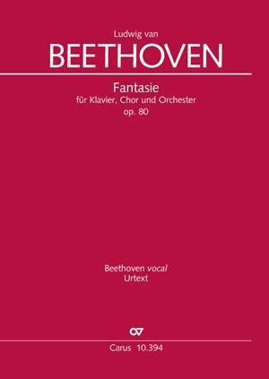 Cover: 9790007187682 | Fantasie für Klavier, Chor und Orchester (Klavierauszug) | Beethoven