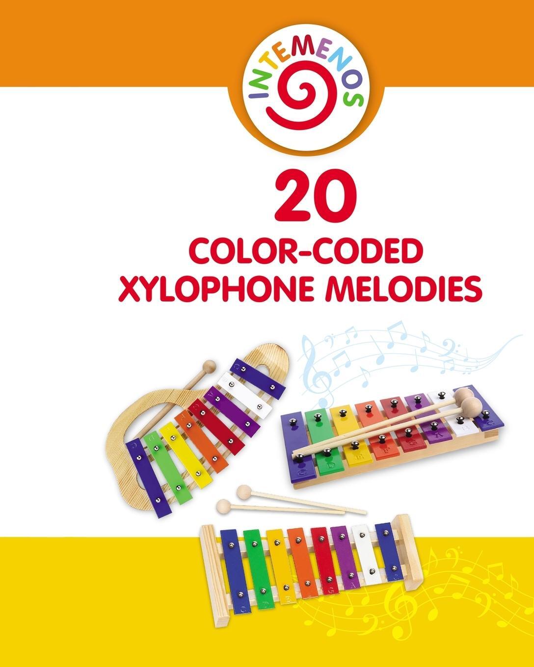 Cover: 9798880656318 | 20 Color-Coded Xylophone Melodies | Letter-Coded Songbook for Children