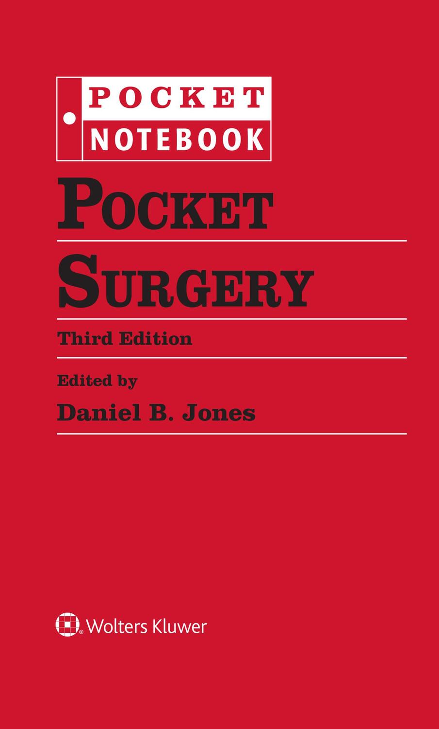 Cover: 9781975190330 | Pocket Surgery | Daniel B. Jones | Stück | Pocket Notebook Series