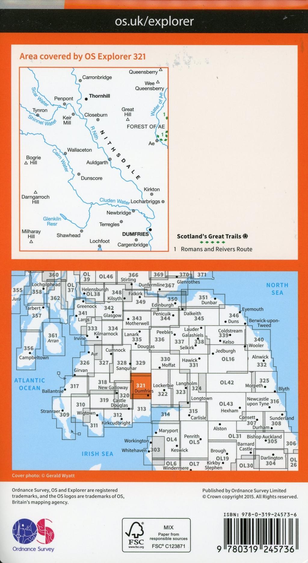 Bild: 9780319245736 | Nithsdale and Dumfries | Ordnance Survey | (Land-)Karte | Englisch