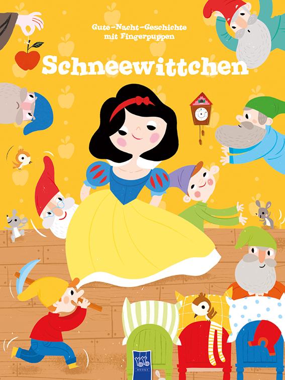 Cover: 9789463993197 | Schneewittchen | Gute-Nacht-Geschichte mit Fingerpuppen | Buch | 12 S.