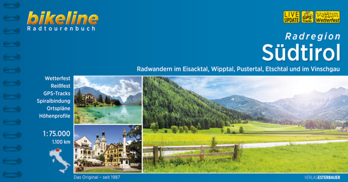 Cover: 9783850008822 | Radregion Südtirol | Esterbauer Verlag | Taschenbuch | Spiralbindung