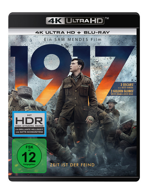 Cover: 5053083214548 | 1917 4K, 1 UHD-Blu-ray + 1 Blu-ray | Sam Mendes | Blu-ray Disc | 2020