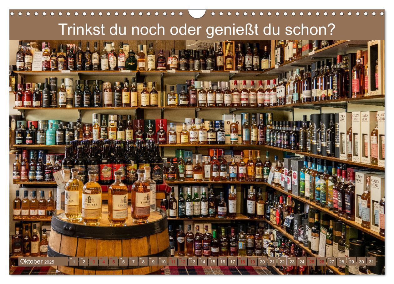 Bild: 9783457212349 | Witzige Whisky-Werbeslogans (Wandkalender 2025 DIN A3 quer),...