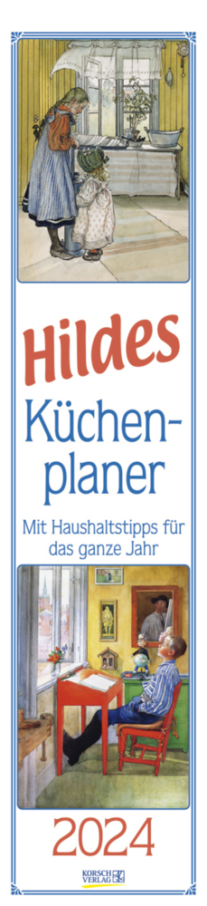 Cover: 9783731870371 | Hildes Küchenplaner 2024 | Langplaner | Korsch Verlag | Kalender