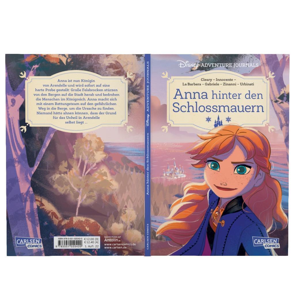 Bild: 9783551020420 | Disney Adventure Journals: Anna hinter den Schlossmauern | Taschenbuch