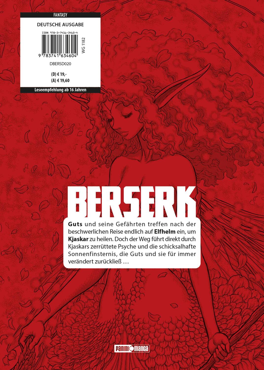 Rückseite: 9783741634604 | Berserk: Ultimative Edition 20 | Bd. 20 | Kentaro Miura | Taschenbuch