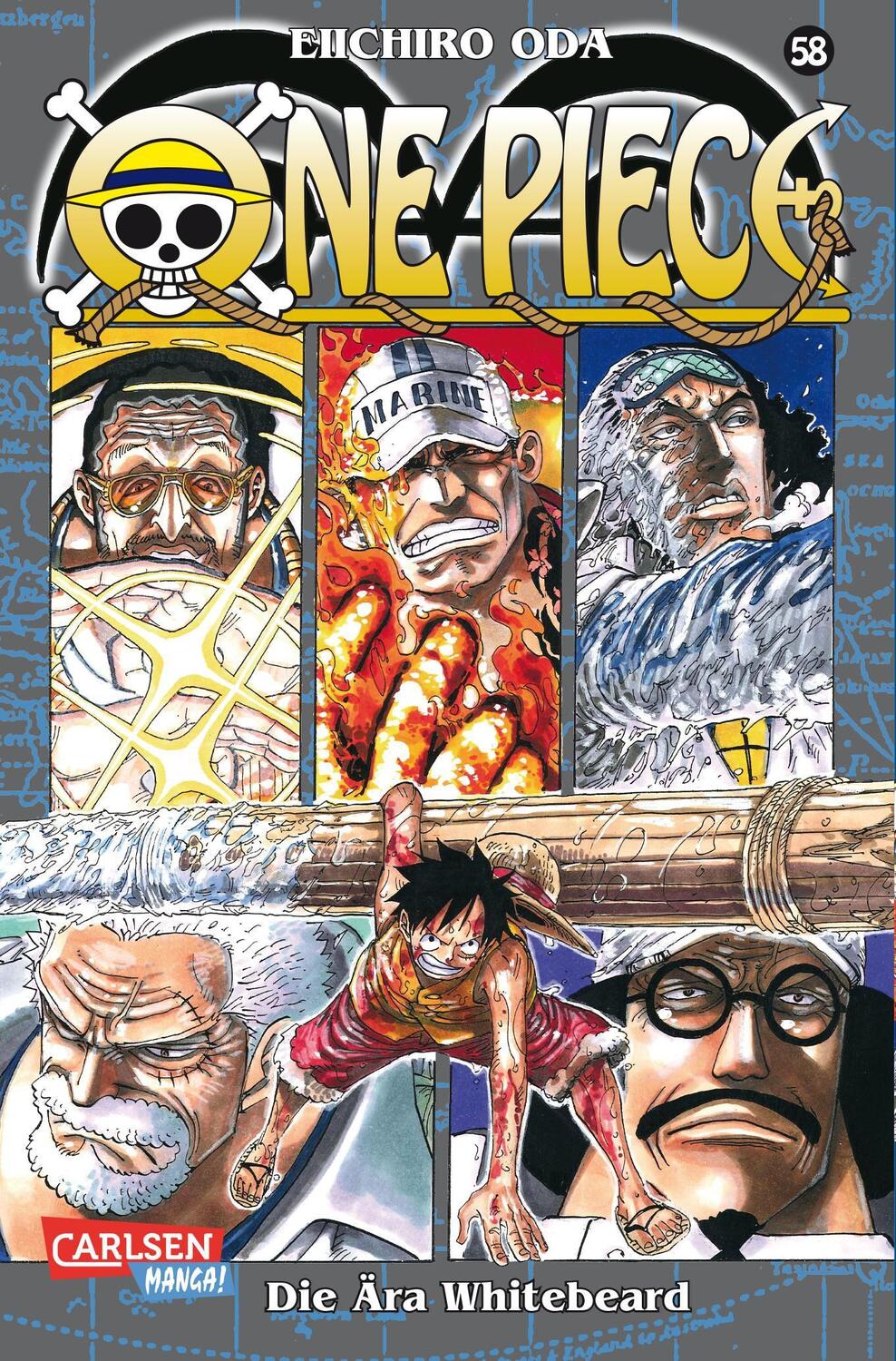 Cover: 9783551759849 | One Piece 58. Die Ära Whitebeard | Eiichiro Oda | Taschenbuch | 208 S.