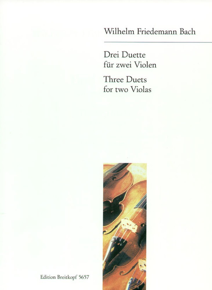 Cover: 9790004164716 | 3 Duette für 2 Violen Spielpartitur | Johann Sebastian Bach | Buch