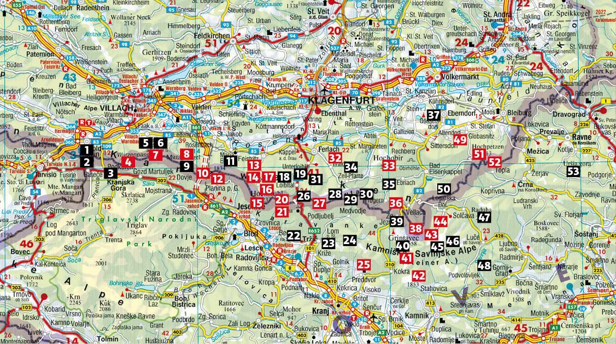 Bild: 9783763346615 | Karawanken und Steiner Alpen | 53 Touren mit GPS-Tracks | Helmut Lang