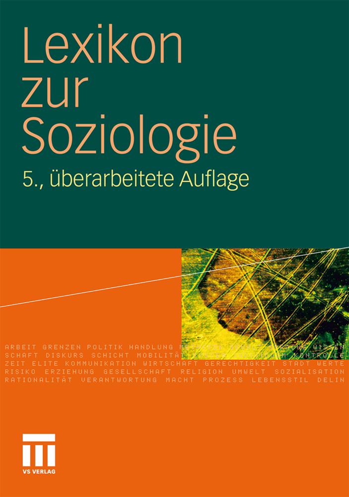 Cover: 9783531166025 | Lexikon zur Soziologie | Werner Fuchs-Heinritz (u. a.) | Buch