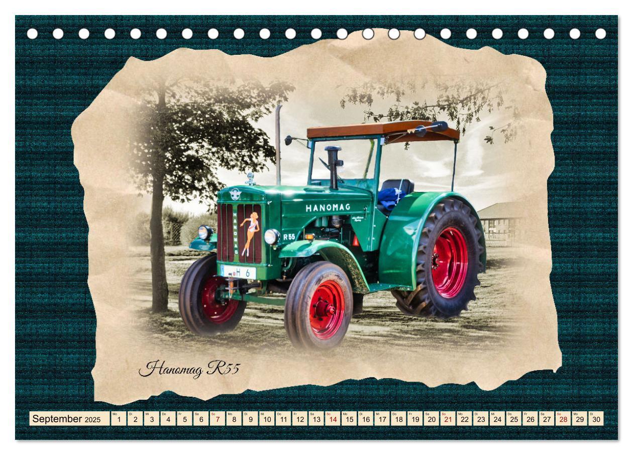 Bild: 9783383864209 | Hanomag Schlepper (Tischkalender 2025 DIN A5 quer), CALVENDO...