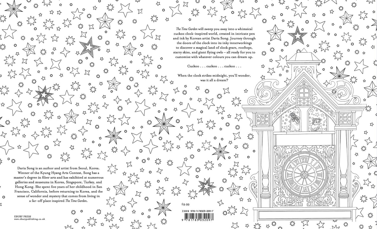 Rückseite: 9781785032097 | The Time Garden | A magical journey and colouring book | Daria Song