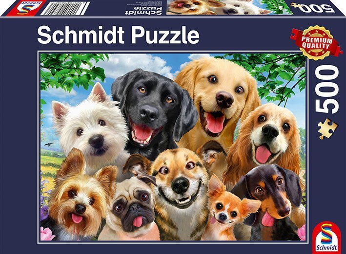 Cover: 4001504583903 | Hunde-Selfie (Puzzle) | Spiel | In Spielebox | 2019 | Schmidt
