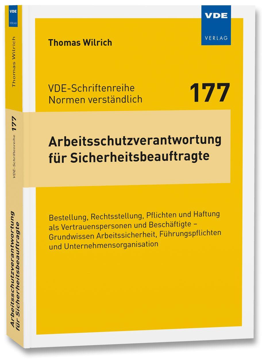 Cover: 9783800754052 | Arbeitsschutzverantwortung für Sicherheitsbeauftragte | Thomas Wilrich
