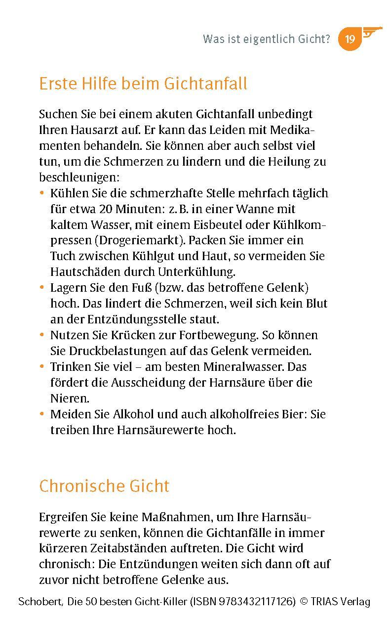 Bild: 9783432117126 | Die 50 besten Gicht-Killer | Astrid Schobert | Taschenbuch | 96 S.