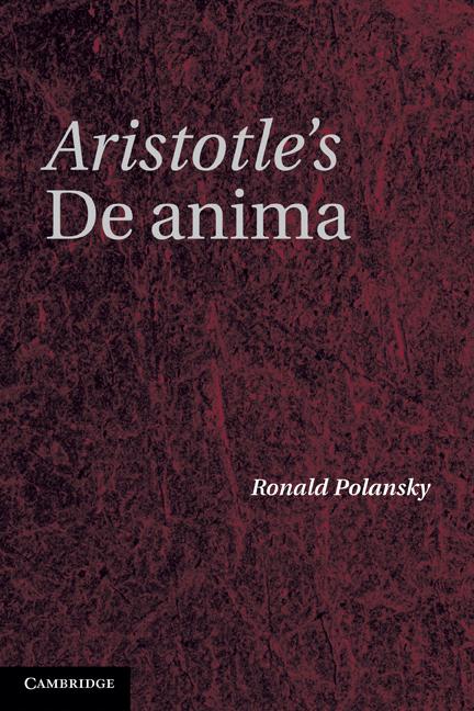 Cover: 9780521148856 | Aristotle's de Anima | Ronald Polansky | Taschenbuch | Englisch | 2010