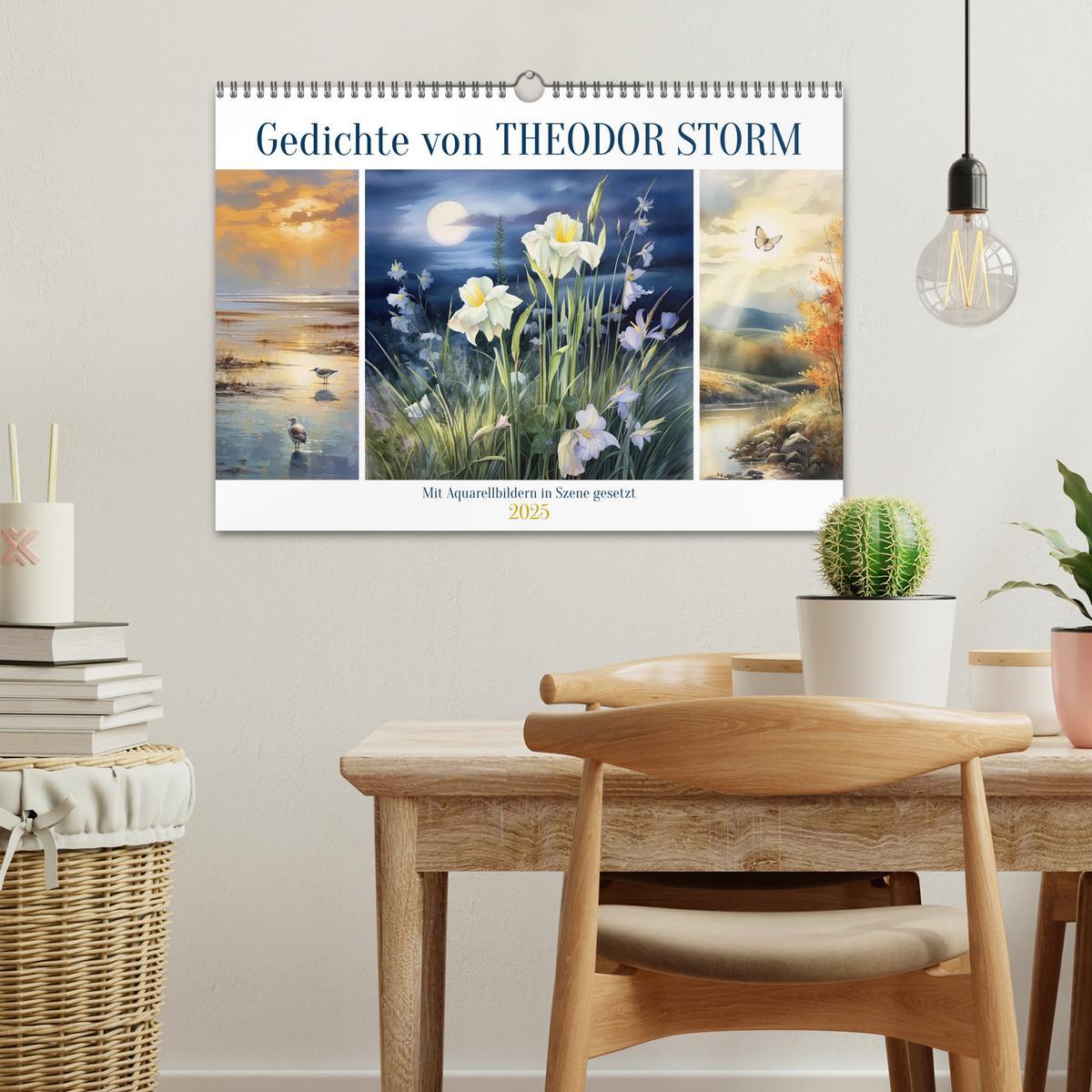 Bild: 9783383895739 | Gedichte von Theodor Storm (Wandkalender 2025 DIN A3 quer),...