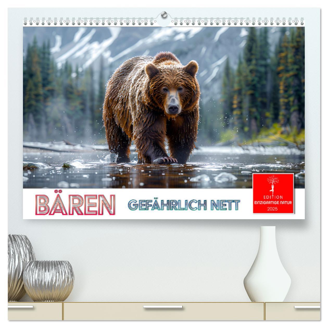 Cover: 9783457170472 | Bären - gefährlich nett (hochwertiger Premium Wandkalender 2025 DIN...