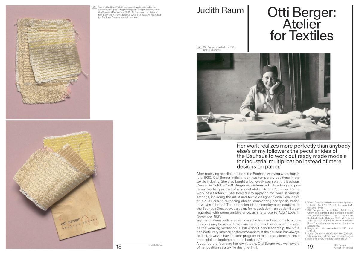Bild: 9783775756419 | Otti Berger | Weaving for Modernist Architecture | Judith Raum (u. a.)