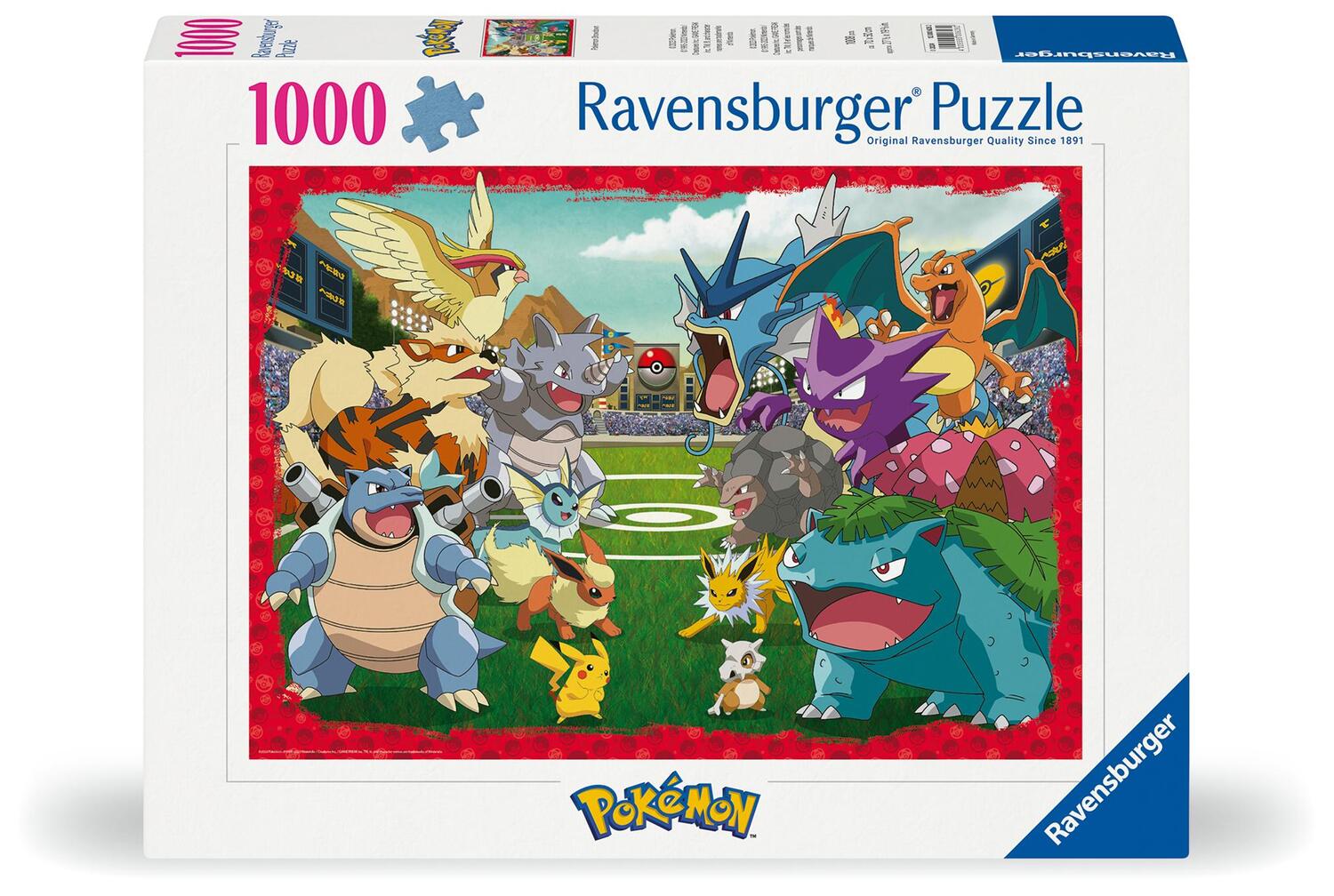 Cover: 4005555006282 | Ravensburger Puzzle 12000628 - Pokémon Kräftemessen - 1000 Teile...