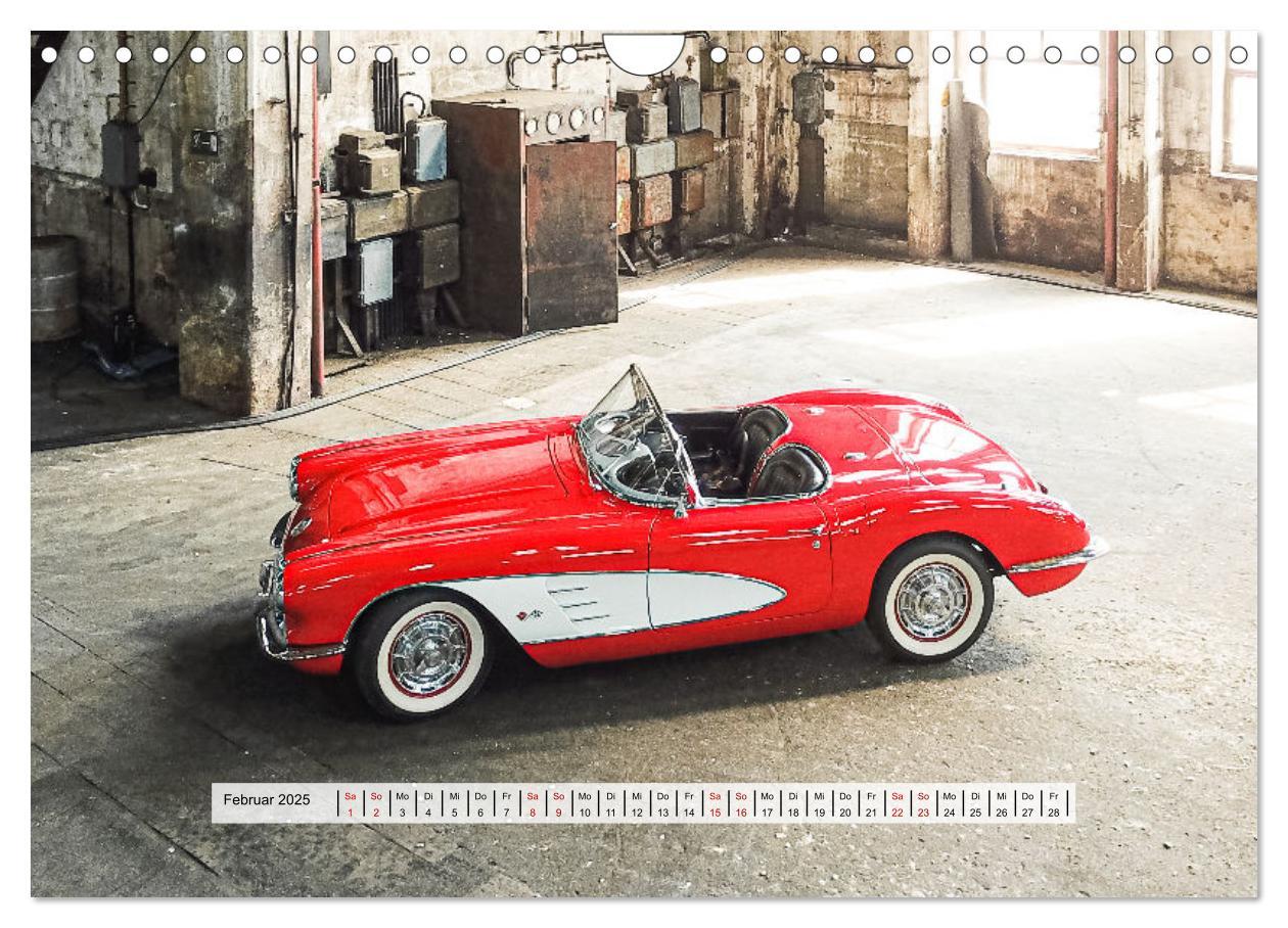 Bild: 9783383998829 | American Deam Car Corvette C1 (Wandkalender 2025 DIN A4 quer),...