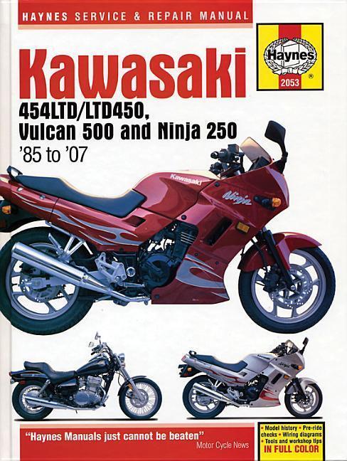 Cover: 9781620922347 | Kawasaki 454 Ltd, Vulcan 500 &amp; Ninja 250 (85 -07) | Haynes Publishing