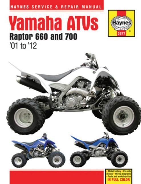 Cover: 9781563929779 | Yamaha Raptor 660 &amp; 700 ATVs (01 - 12) Haynes Repair Manual | Buch