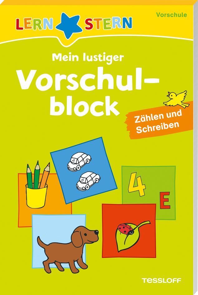 Cover: 9783788626310 | Lernstern: Mein lustiger Vorschulblock. Zählen und Schreiben ab 4...
