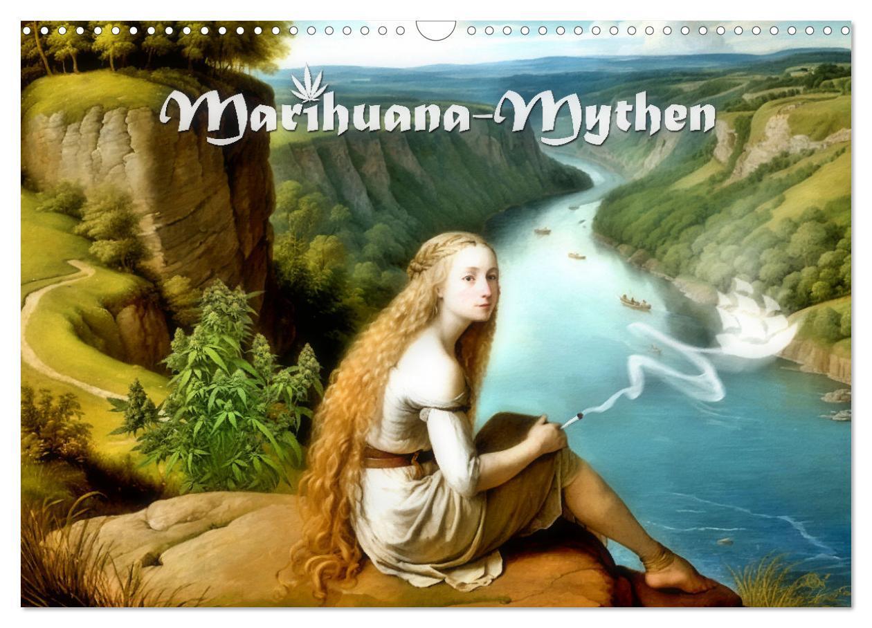 Cover: 9783383652288 | Marihuana-Mythen (Wandkalender 2024 DIN A3 quer), CALVENDO...