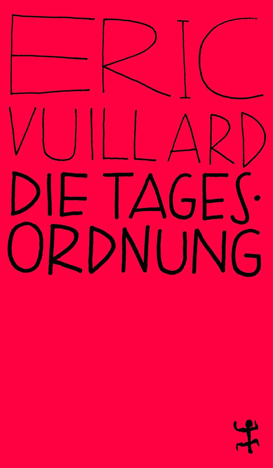 Cover: 9783957579072 | Die Tagesordnung | Éric Vuillard | Taschenbuch | MSB Paperback | 2020