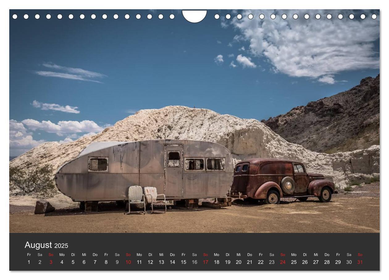 Bild: 9783435576739 | Vergessene Zeitzeugen entlang der Route 66 (Wandkalender 2025 DIN...