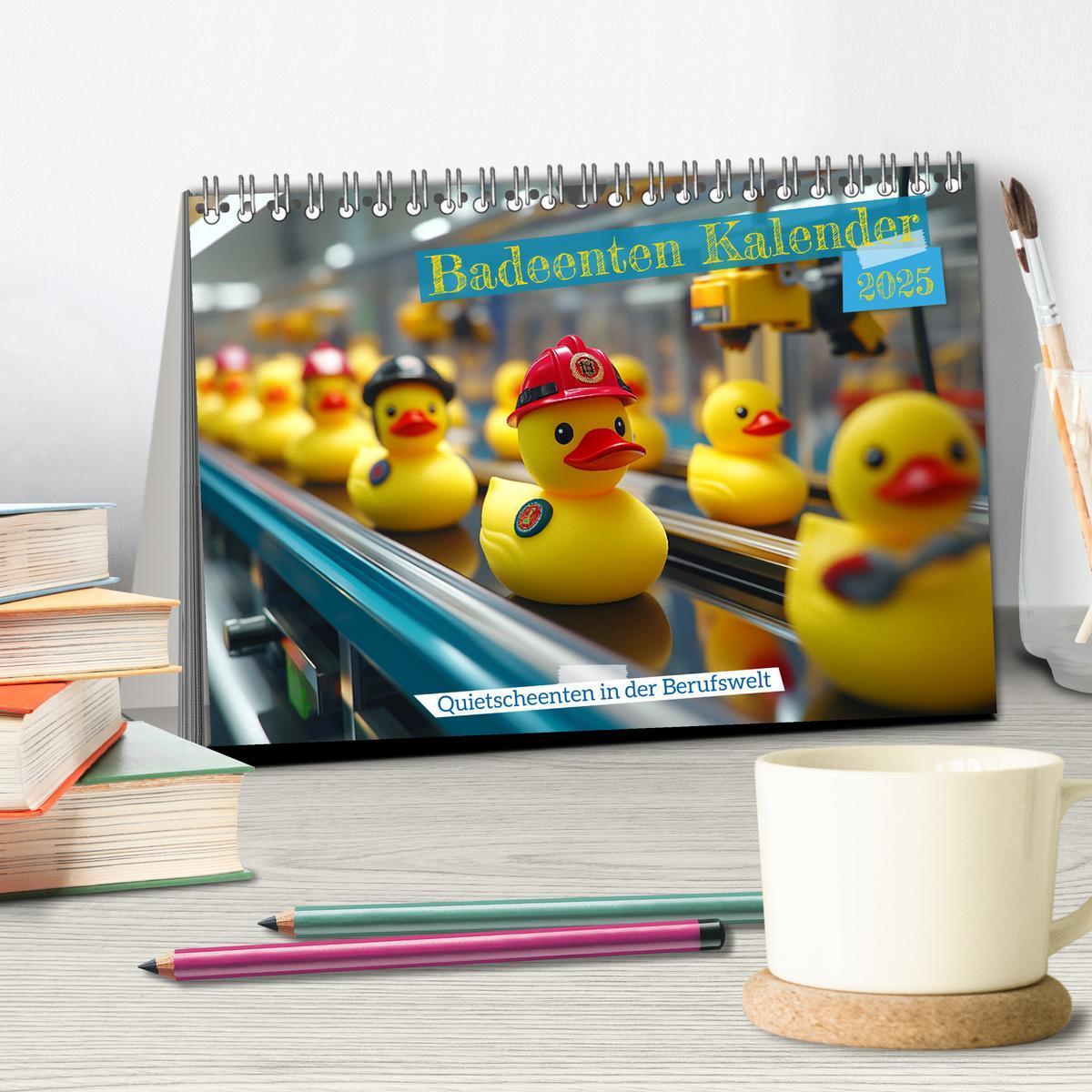 Bild: 9783457206980 | Badeenten Kalender - Quietscheenten in der Berufswelt...