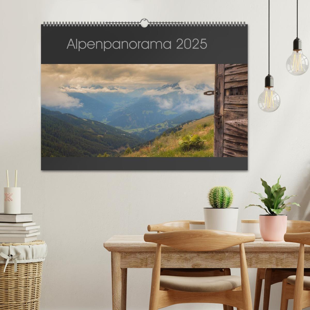 Bild: 9783435574094 | Alpenpanorama 2025 (Wandkalender 2025 DIN A2 quer), CALVENDO...