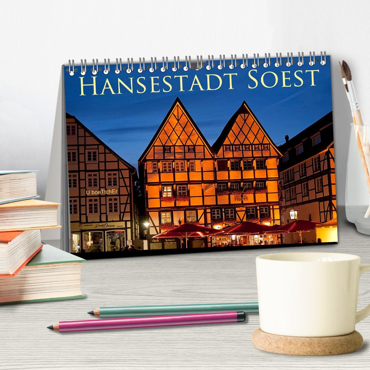 Bild: 9783435582068 | Hansestadt Soest (Tischkalender 2025 DIN A5 quer), CALVENDO...