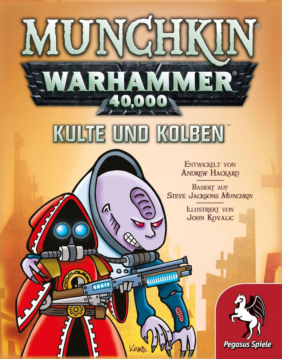Cover: 4250231730320 | Munchkin Warhammer 40.000: Kulte und Kolben (Erweiterung) | Spiel