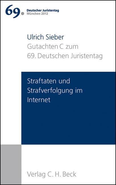 Cover: 9783406630729 | Verhandlungen des 69. Deutschen Juristentages München 2012 Bd. I:...