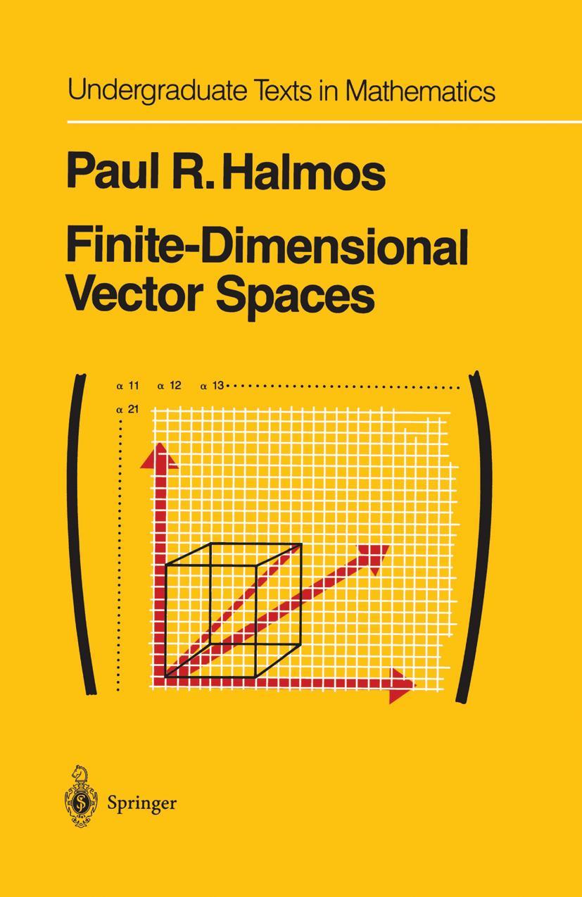 Cover: 9780387900933 | Finite-Dimensional Vector Spaces | P. R. Halmos | Buch | viii