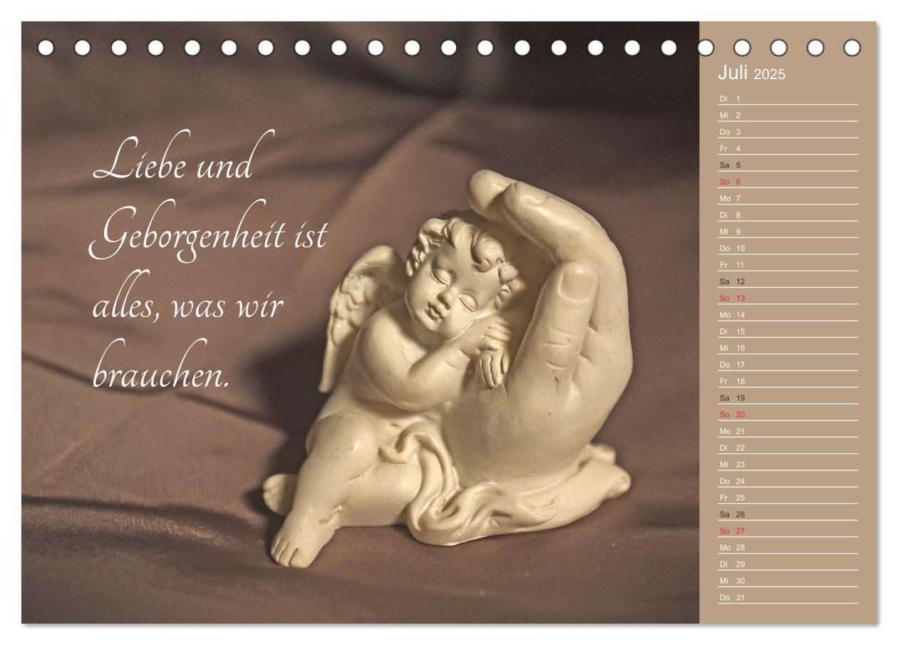 Bild: 9783435502189 | Engel - Die Worte der Liebe (Tischkalender 2025 DIN A5 quer),...